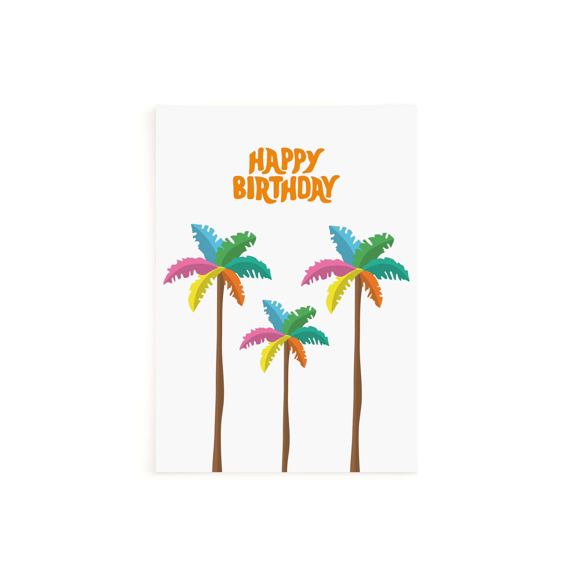 Happy Birthday Palm Trees Card - Top Drawer