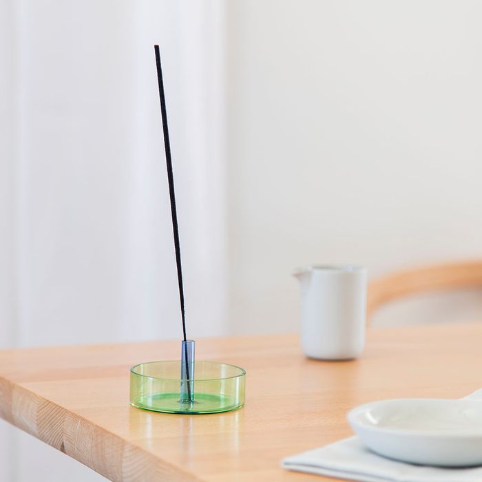 Duo Tone Glass Incense Holder