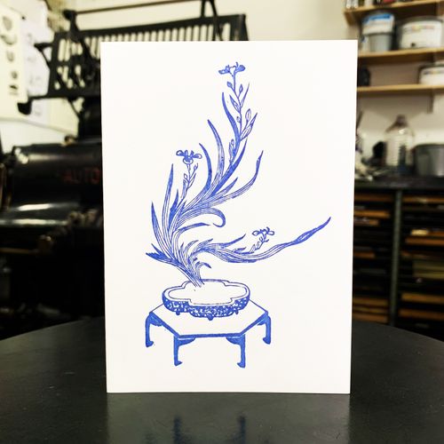 Ikebana 1 Blue