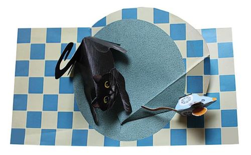 Cats: Cat & Mouse One of 4 pop-up cards