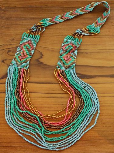 Aztec Beaded Necklace