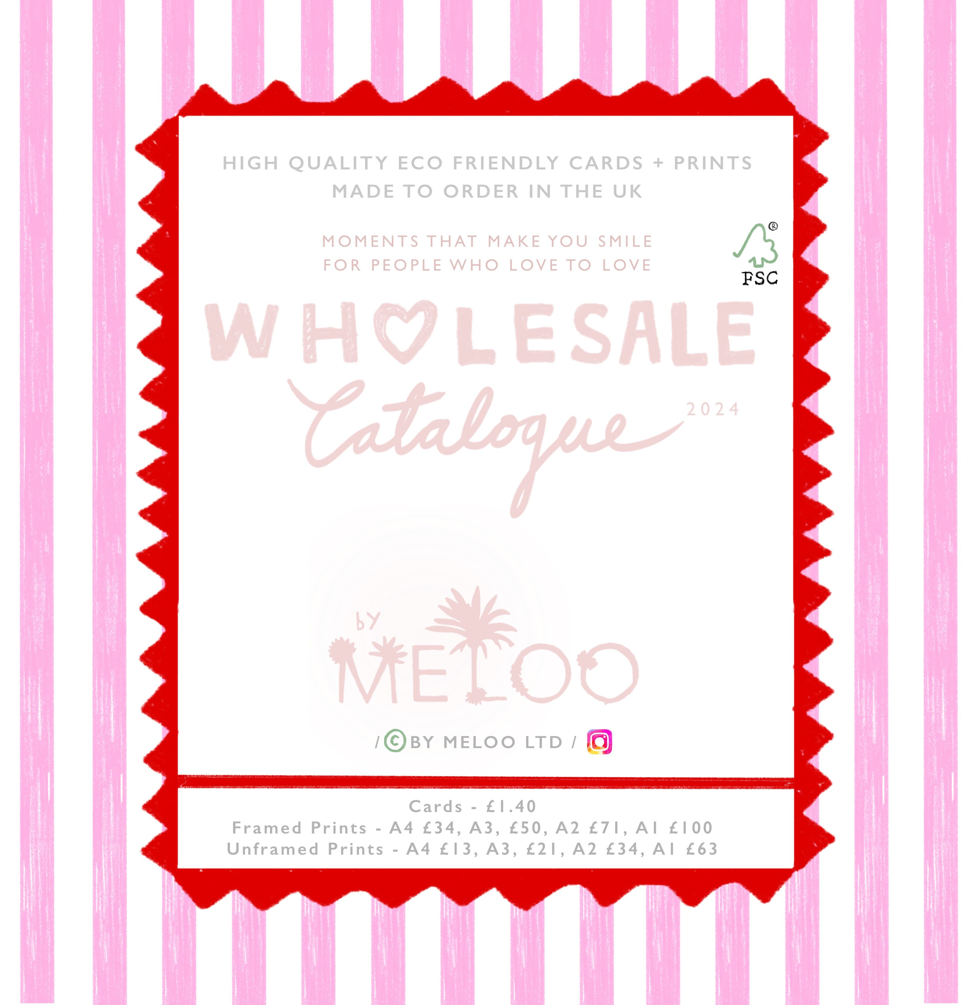 Wholesale Catalogue - Eco Friendly Cards and Prints By Meloo