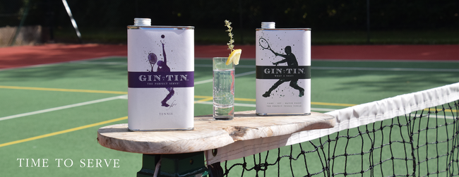 Tennis Enthusiasts - Time To Serve - Gin In A Tin