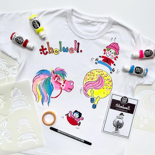 Thelwell Pony Collection T-shirt Painting Kit