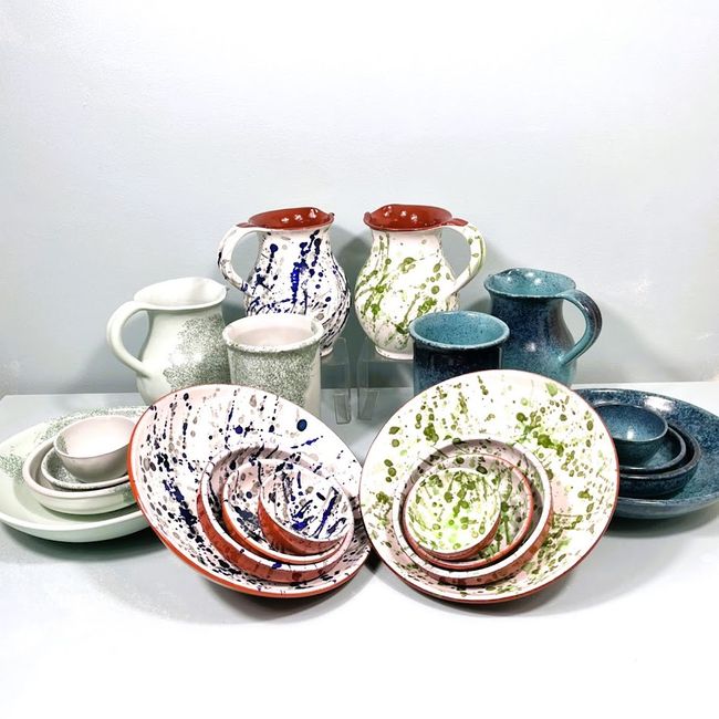 New hand painted ceramics