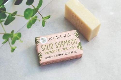 Plastic-free soaps and shampoos clean up