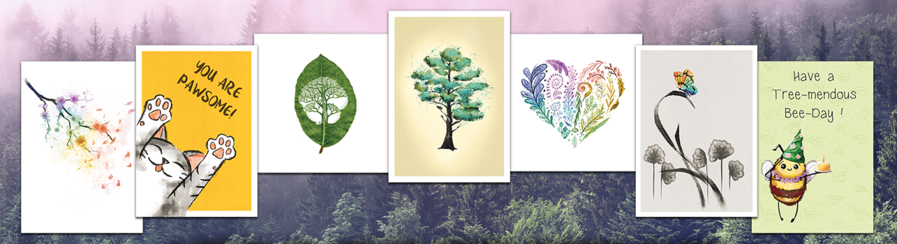 1 Tree Cards