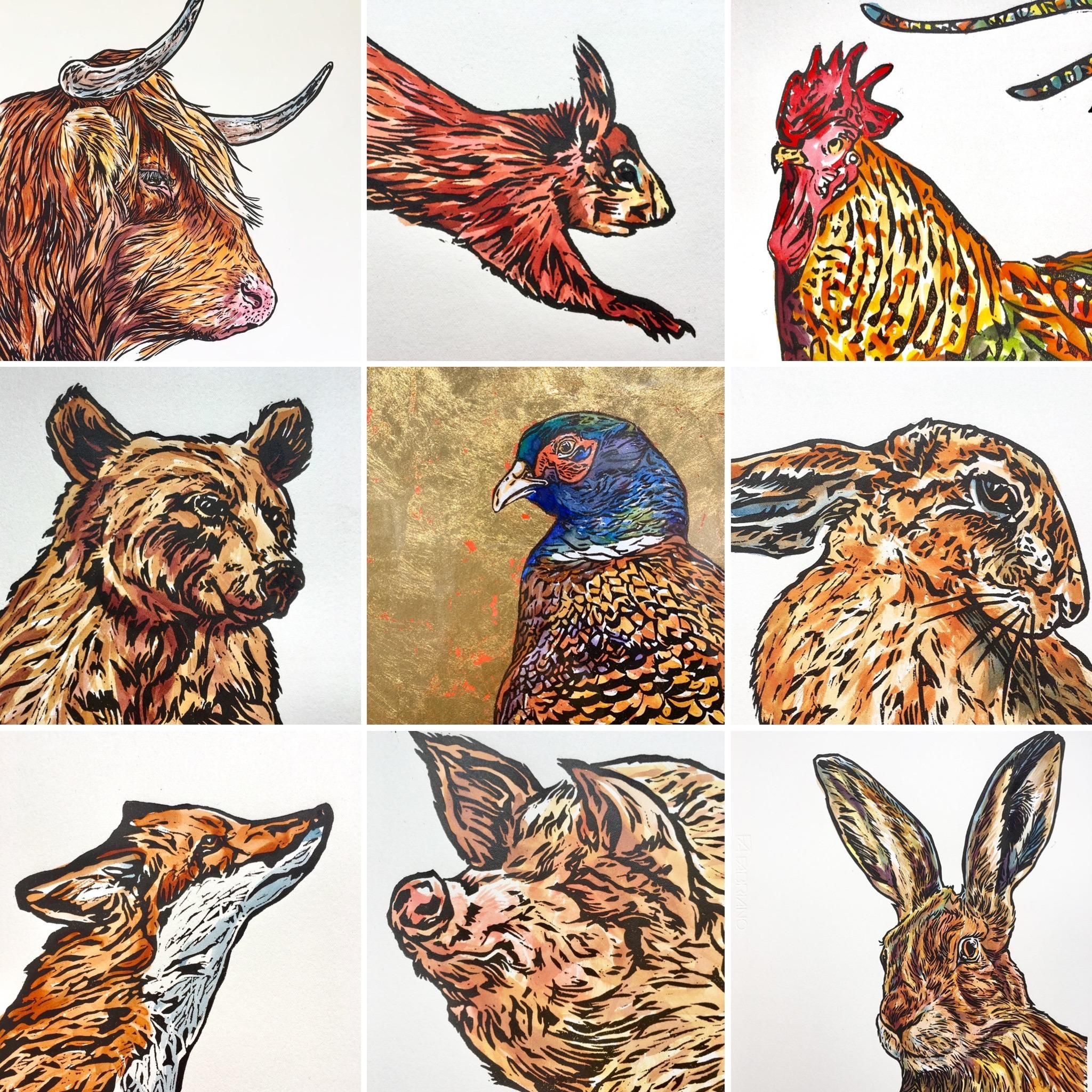 Sarah Cemmick Lino Cuts