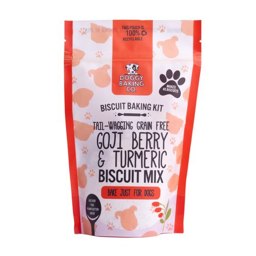 Goji Berry & Turmeric Grain Free Dog Treat Baking Mix in a Pouch