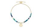 Seal Gold Gemstone Charm Bracelet