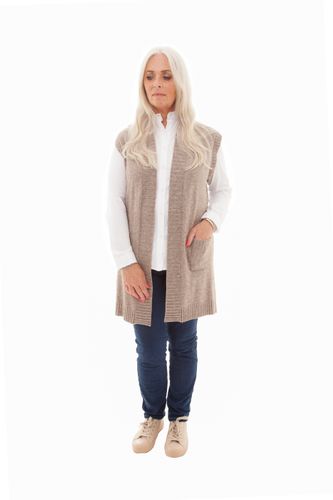 Chunky Rib Trim Gilet