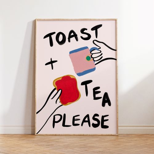 Toast and Tea Print