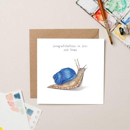 Snail New Home Card