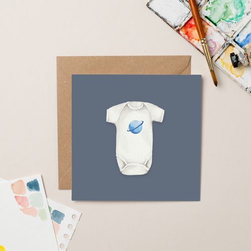 Planet Baby Grow Card