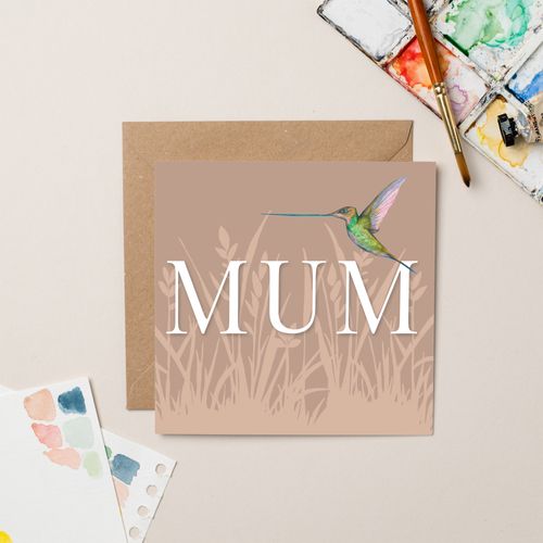 Hummingbird Mum Card