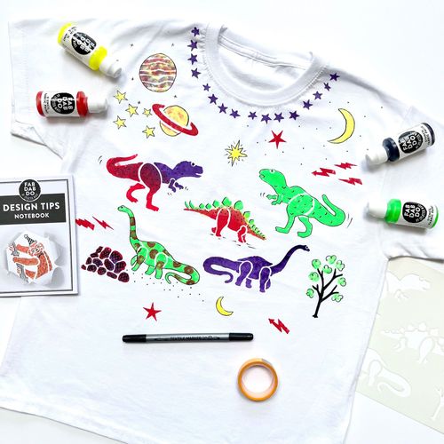 Dinosaur T-shirt Painting Craft Kit