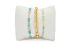 Azula 3 Layer Gemstone Bracelet Stack