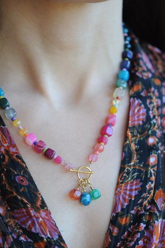 Rainbow semi precious stones