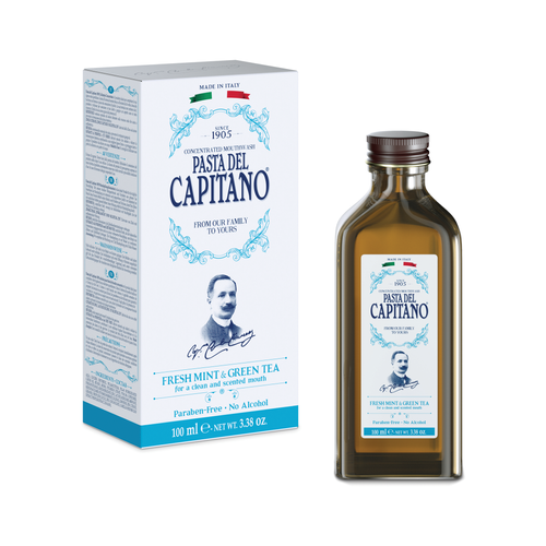 Fresh Mint and Green Tea Mouthwash