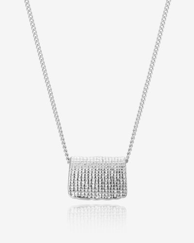 Charley Textured Charm Necklace