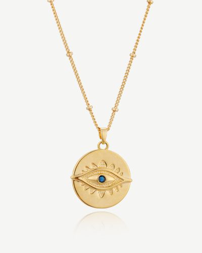 Cleopatra Evil Eye Necklace