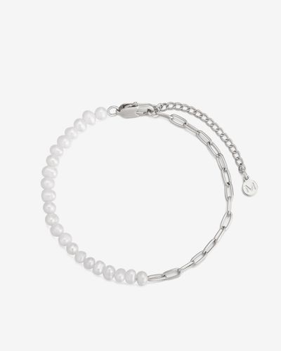 Kara Pearl & Chain Bracelet