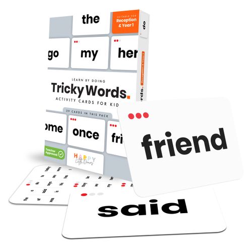 Tricky Word Activity Flashcards, £10.95