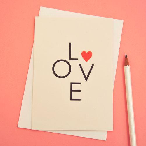 Love Valentine's card