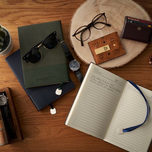 The Fitzroy - The Luxury Notebook - Moss Green