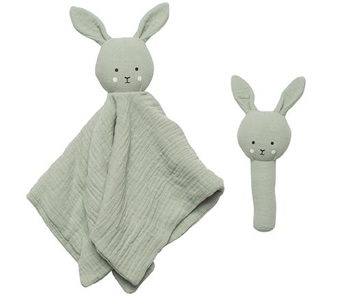 Green Bunny gift set
