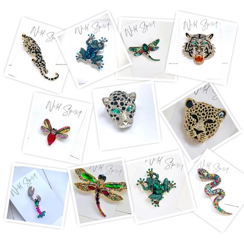 Bling Statement Brooches