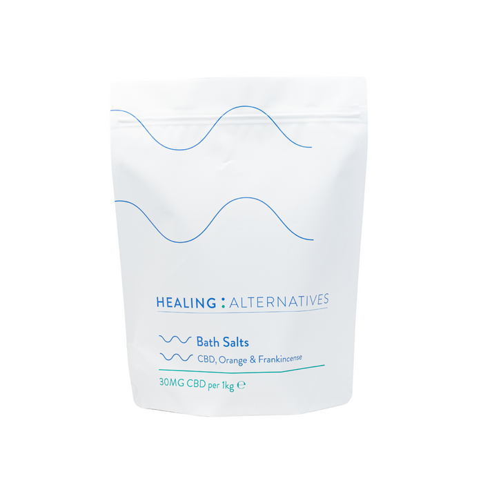 CBD, Orange & Frankincense bath salts 1kg Top Drawer