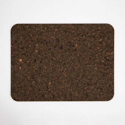 Large Smoked Cork Rectangle Placemat S/4