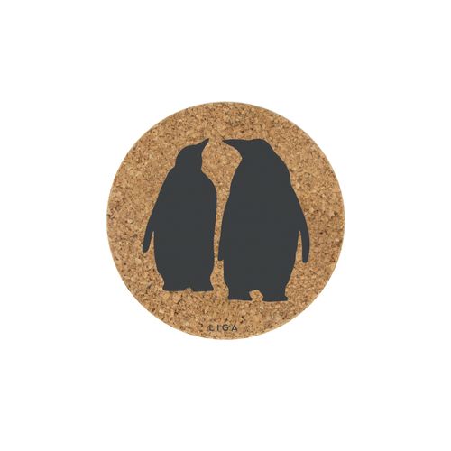 Penguin Printed Cork Coasters