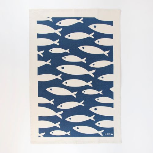 Fish In The Sea Tea Towel