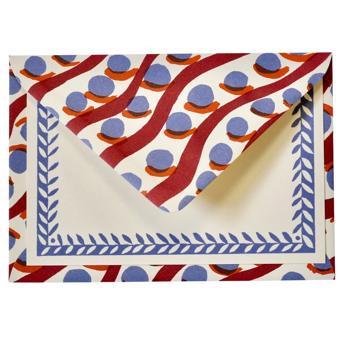 Patterned Envelopes and Notecards