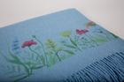 Cashmere Feel Scarves Handprinted with Wildflowers