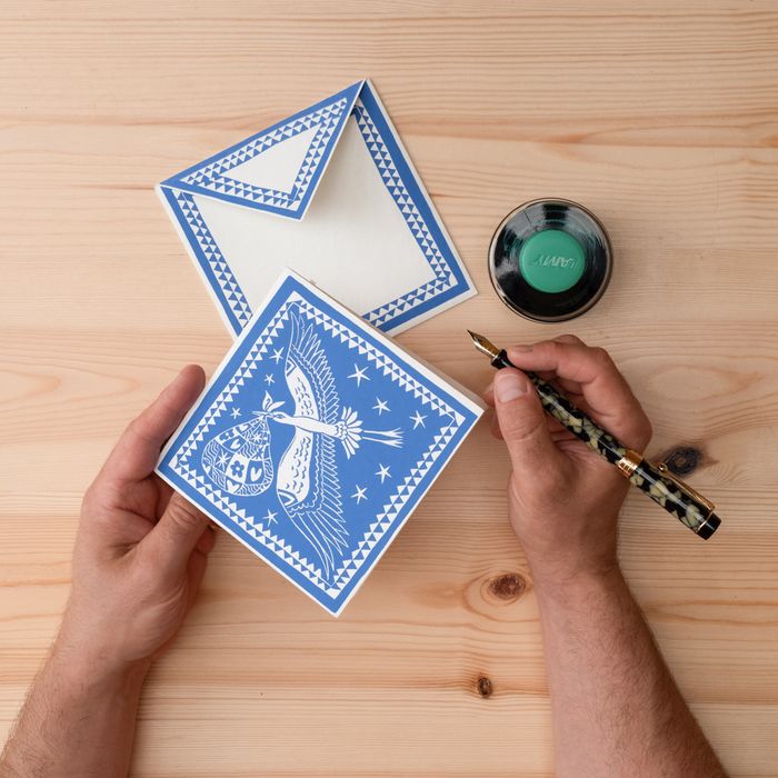 Hand Printed Greetings Cards & Wrapping Paper