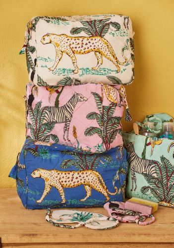 Jungle Print Wash Bag