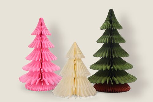 Honeycomb Christmas Tree Decorations