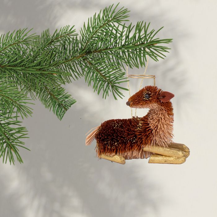 Bristle Christmas Tree Decorations