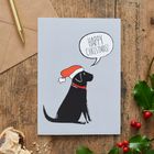 Dog Christmas card