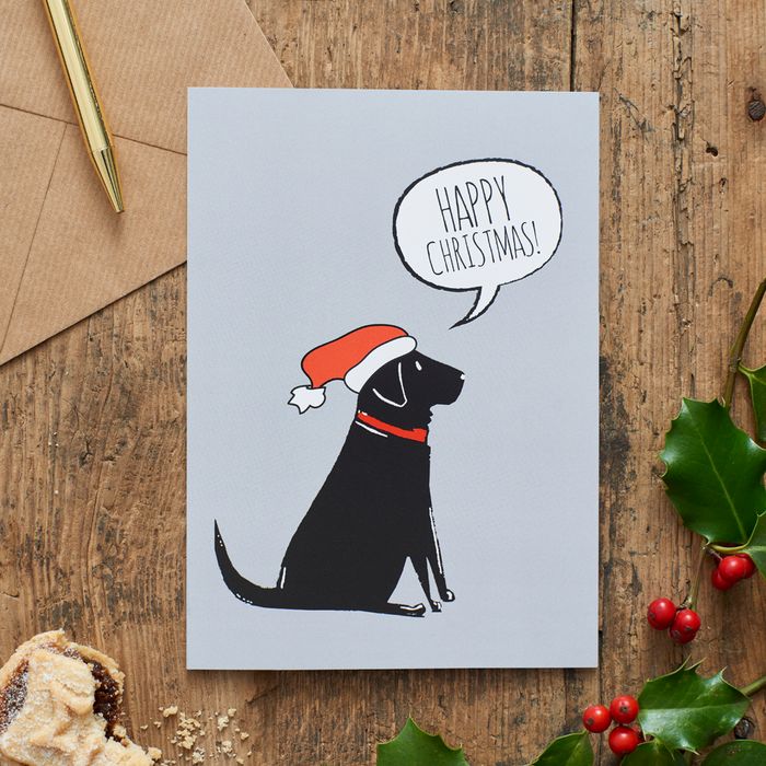 Dog Christmas card