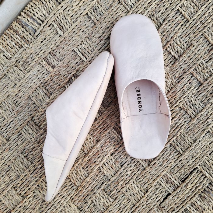 Leather Babouche Slippers