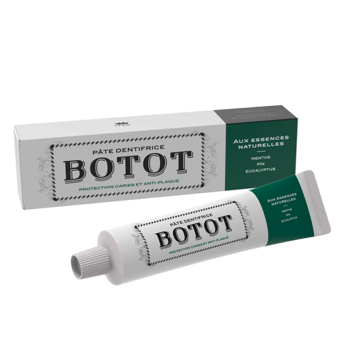 BOTOT Toothpaste GREEN Mint, Pine, Eucalyptus (75ml)