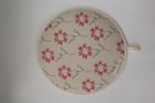 Organic Aga Hob Cover and Table Protector - Machair Flower Red