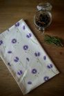 Organic Tea Towel - Wild Meadow Lilac Drift