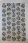 Organic Tea Towel - Machair Clock Blue