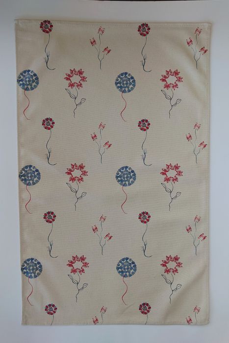 Organic Tea Towel - Machair Bloom Multi