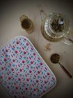 Organic Rayburn Hob Cover and Table Protector - Machair Petals Multi